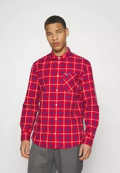 Рубашка Small Check Shirt Tommy Jeans, цвет deep crimson