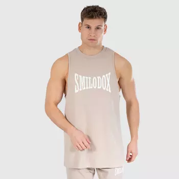 Рубашка SMILODOX Tank Top Classic Pro, светло-коричневый