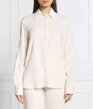 Рубашка smorzare 37 Regular fit Pinko, бежевый