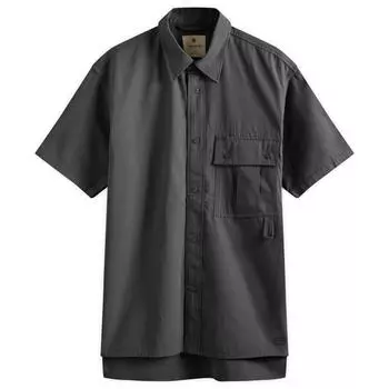 Рубашка Snow Peak Takibi Light Ripstop Short Sleeve, черный