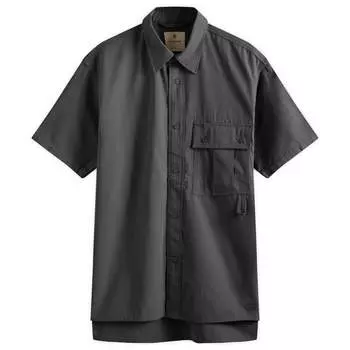 Рубашка Snow Peak Takibi Light Ripstop Short Sleeve, черный