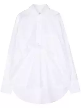 Рубашка со сборками marina yee, белый