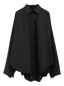 Рубашка со шнуровкой BALENCIAGA, черный