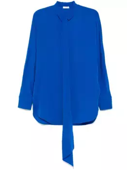 Рубашка со шнуровкой Ferragamo, синий