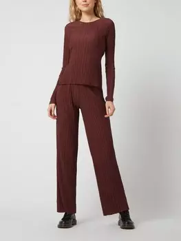 Рубашка со шнуровкой модель "Сисси" Gina Tricot, шоколадно-коричневый