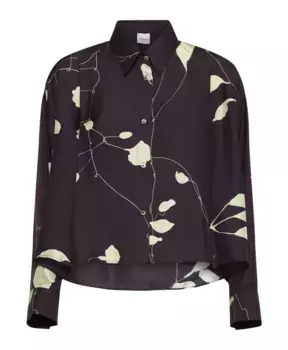 Рубашка со складками Alysi, фиолетовый