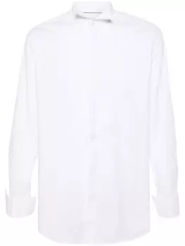 Рубашка со складками Tintoria Mattei, белый