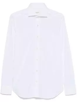 Рубашка со срезанным воротником Tintoria Mattei, белый
