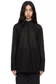 Рубашка со стойкой Toteme, черный
