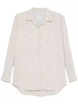 Рубашка со стразами Alysi, нейтральный цвет