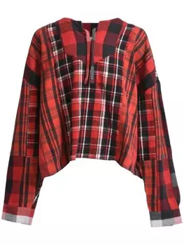 Рубашка со вставками Readymade, красный