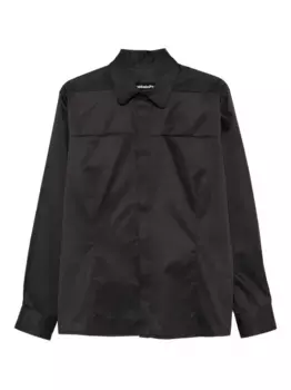 Рубашка со вставками STYLAND, черный