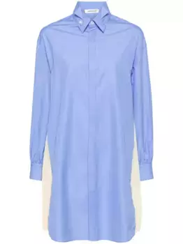 Рубашка со вставками Undercover, синий