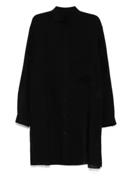 Рубашка со вставками Yohji Yamamoto, черный