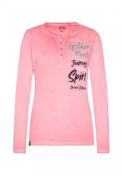 Рубашка soccx Shirt 'Konnichiwa', розовый