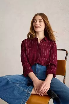 Рубашка Софи металлик White Stuff, фиолетовый