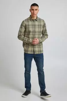 Рубашка !SOLID Langarm SDAlexx Check SH 21106808, бежевый