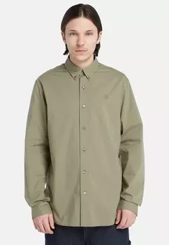 Рубашка Solid Poplin Timberland, цвет cassel earth