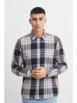 Рубашка !SOLID, синий