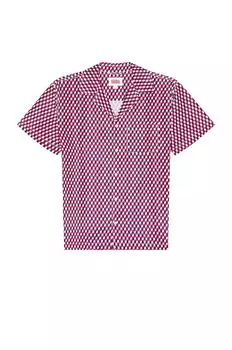 Рубашка Solid & Striped The Cabana, цвет Midnight Blue & Berry