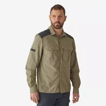 Рубашка Solognac, цвет lehmbraun/carbongrau