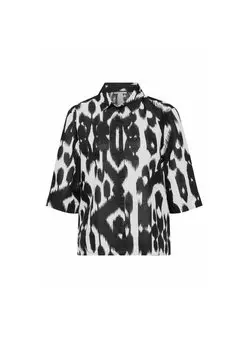 Рубашка Sommer Leinen Bluse Street One, черный