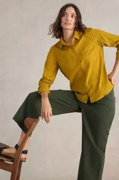 Рубашка Sophie из органического хлопка White Stuff, желтый