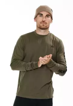 Рубашка SOS с длинными рукавами "Rldal", с дышащими свойствами, хаки