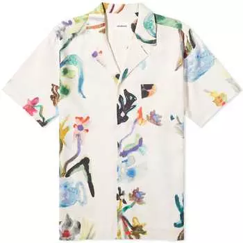 Рубашка Soulland Orson Floral Vacation Shirt, цвет Green Multi
