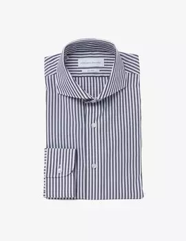 Рубашка современная без утюга Sartoria Italiana, синий