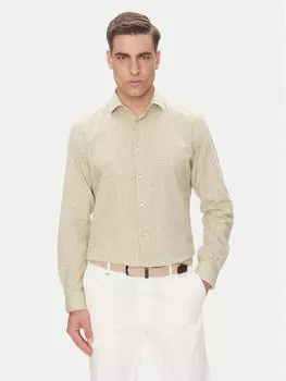 Рубашка современного кроя C6 41017.0451 Pierre Cardin, бежевый