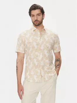 Рубашка современного кроя C6 45017.0484 Pierre Cardin, бежевый