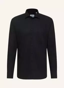 Рубашка современного кроя Eterna, черный