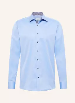 Рубашка современного кроя Eterna, синий