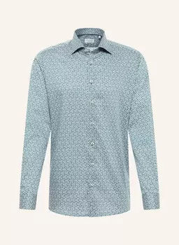 Рубашка современного кроя Eterna, зеленый