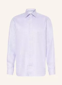 Рубашка современного кроя Eton, фиолетовый