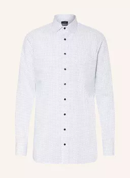 Рубашка современного кроя Luxor с удлиненными рукавами Olymp, белый