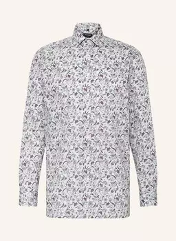 Рубашка современного кроя OLYMP, цвет HELLGRAU/HELLGRN/SCHWARZ