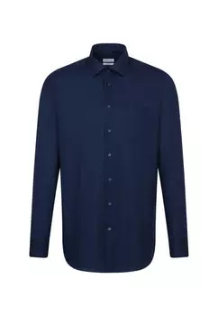 Рубашка современного кроя с длинными рукавами Seidensticker, синий