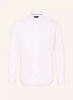 Рубашка современного кроя с льном Strokesman'S, белый