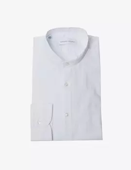 Рубашка современный гуру из сирсакера Sartoria Italiana, белый