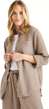 Рубашка Splendid Kit Gauze Shirt, цвет Rattan