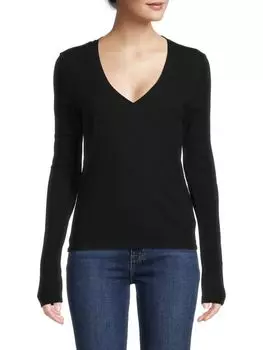 Рубашка Splendid с V-образным вырезом, черный