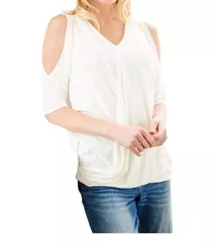 Рубашка Сплит Белого Цвета Now N Forever