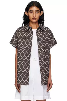 Рубашка Sponda Max Mara, коричневый