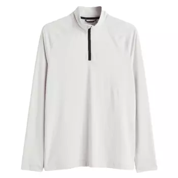 Рубашка спортивная H&amp;M Regular Fit Long-sleeved Sports, светло-серый