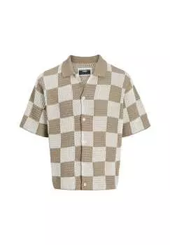 Рубашка спортивная трикотажная рубашка с коротким рукавом Jack & Jones, мультиколор