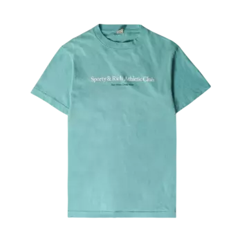 Рубашка Sporty & Rich Athletic Club T 'Aqua/White', синий