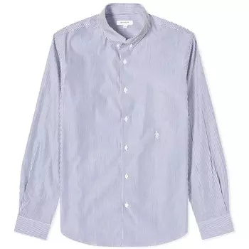 Рубашка Sporty & Rich Button Down, цвет Navy Stripe
