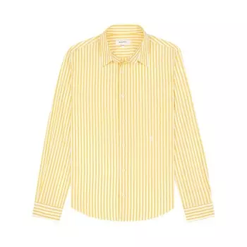 Рубашка Sporty & Rich SRC Embroidered Button Down Shirt, цвет White/Yellow
